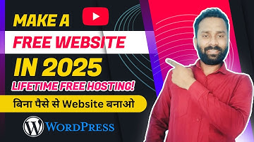How to Create FREE WordPress Website 2025🔥Free Domain + Hosting | Hindi Tutorial #website #wordpress