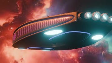 big spaceship carrier #space #blender #cgtrader #3dmodeling