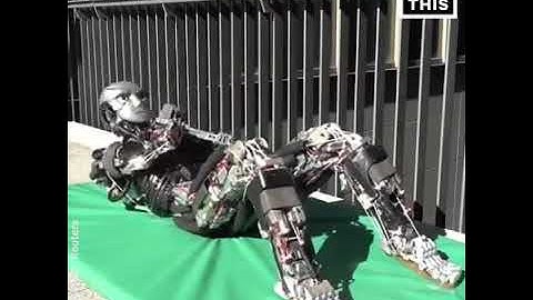 A robot that sweats and has curiously human - like muscles | Now This future