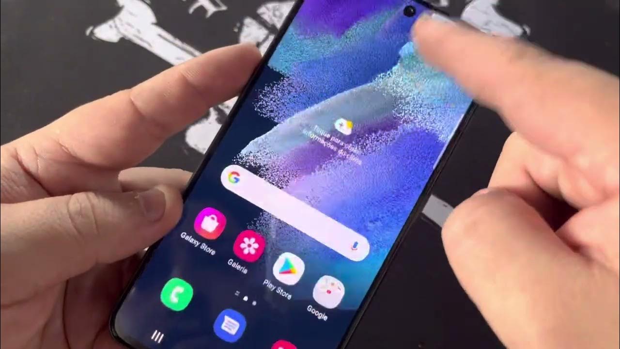 Como Fazer uma Captura de Tela no Samsung Galaxy S21 FE Como Tirar PrintScreen no Android12