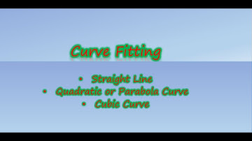 Curve Fitting part 1