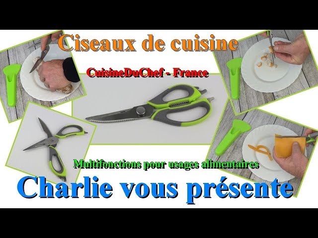 Budget Ciseaux pendant 25 cm Papier Ciseaux Ciseaux de cuisine Métal Ciseaux en acier inoxydable 