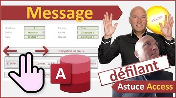 Faire défiler un texte sur un formulaire Access