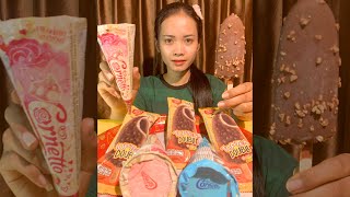 Chocolate Party And Eating Ice Cream Asmr