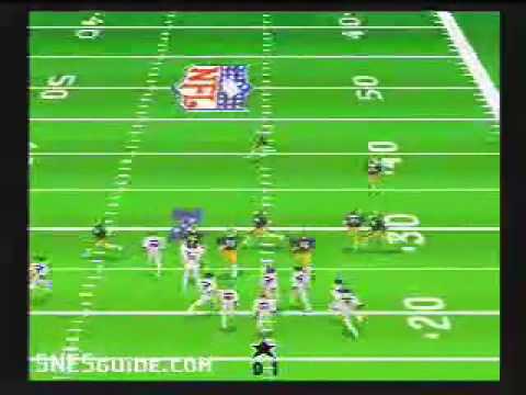 Madden NFL u002795 - SNES Gameplay