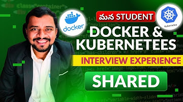 DevOps Interview Experience – Docker & Kubernetes Real Questions 🔥 (Telugu)