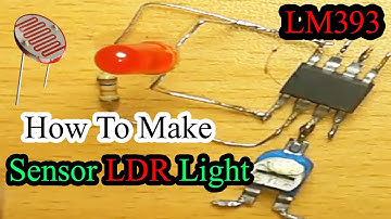 How to make sensor LDR light module ic LM393 । ldr sensor module arduino । light dependent resistor,