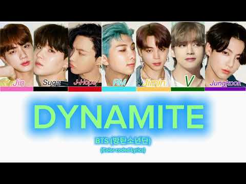 BTS [방탄소년단] Dynamite  (Color Coded Lyrics) 