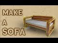 Woodworking : MAKE A SOFA