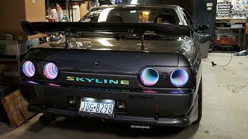 Original HD INFINITY MIRROR Tail lights R32 SKYLINE (Nintendo Controller Remote start)- Steve Molans