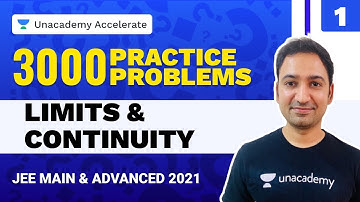 Limits & Continuity | 3000 Practice Problems | IIT-JEE 2021 Maths | Praneet Kalyanam | Unacademy