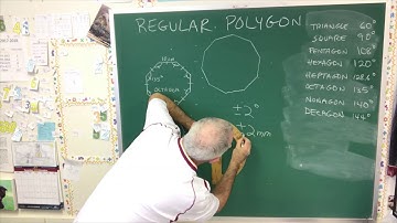 Regular Polygons - Calculate their Internal Angles and Draw Them