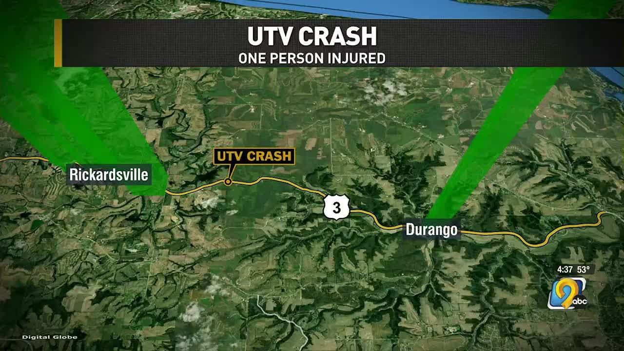 One injured in Dubuque County UTV crash YouTube
