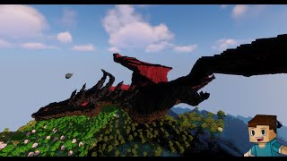 Minecraft Dragon Build Lofi Chill Time-Lapse