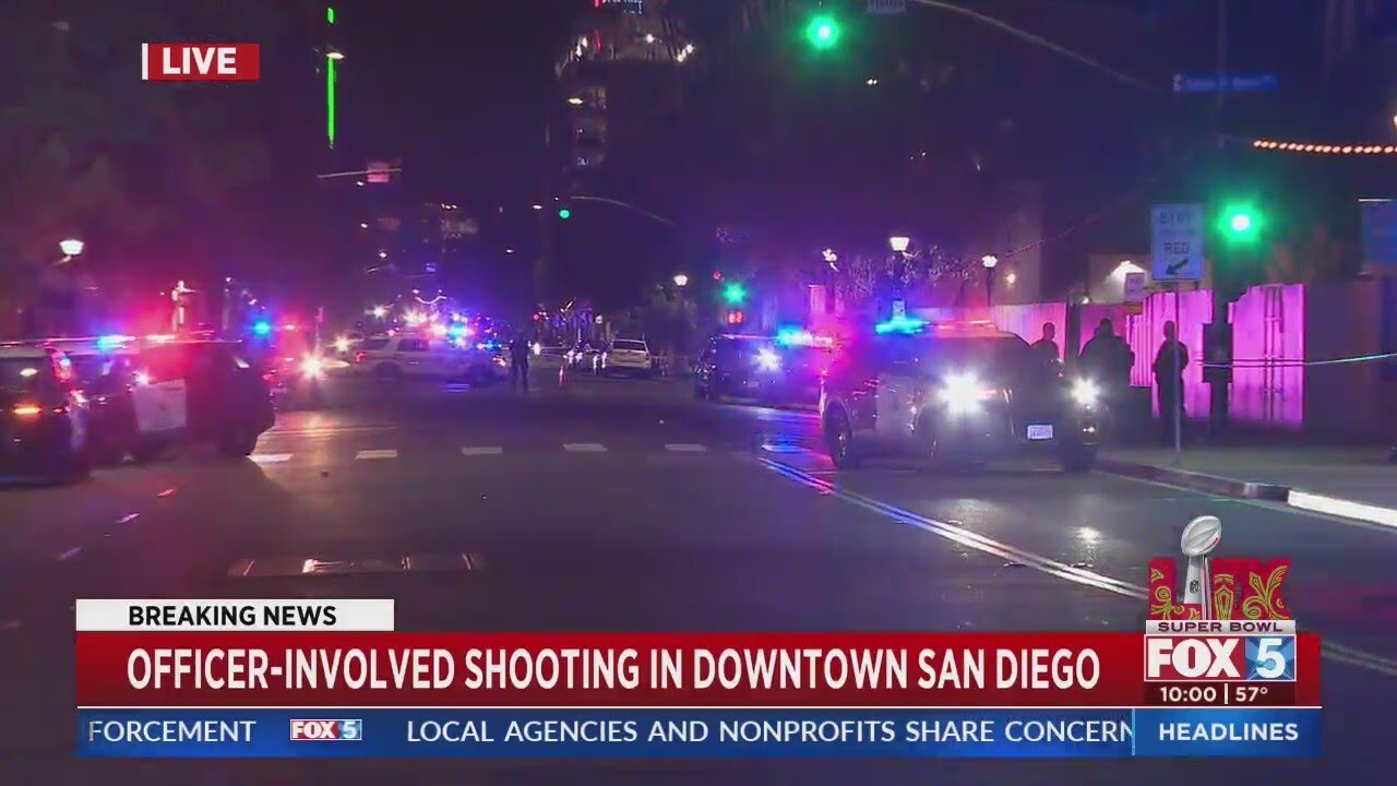 Two hospitalized after officer-involved shooting in downtown San Diego ...