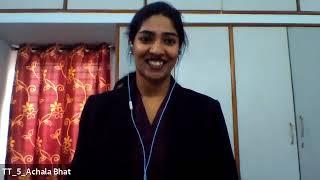 2021 District Table Topics Speech Contest - 1st Place - Achala Bhat
