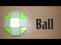 how to solve snake cube || how to make ball with snake cube