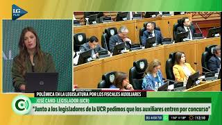 Legislatura: Polémica por los fiscales auxiliares