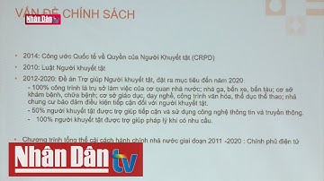 Người khuyết tật vẫn khó tiếp cận dịch vụ hành chính công