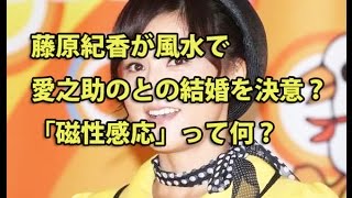 藤原紀香が風水で愛之助のとの結婚を決意？「磁性感応」って何？