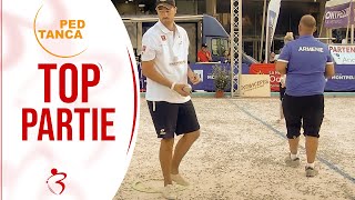 Choc 👍 3e tour duel ROCHER vs HATCHADOURIAN : Odyssée des Champions de pétanque Montpellier3M 2022