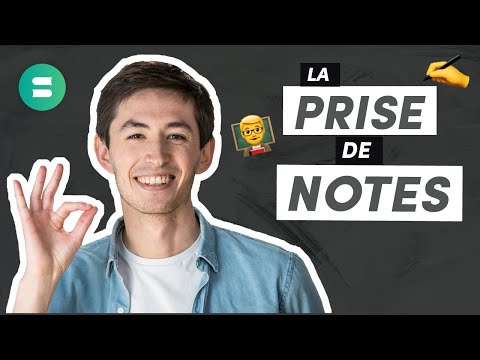 Vidéo: Comment Prendre Des Notes Efficacement Pour Se Préparer à L'examen