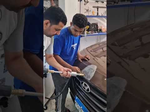 إصلاح كبوت هيونداي توسان بدون فتح أو قطع بطريقة     اكسبلور ترند 