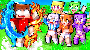 MM2 But I Have ELEMENTAL POWERS With MY CRAZY FAN GIRLS...