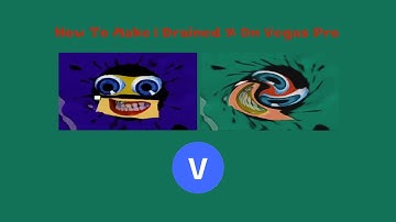 How To Make I Drained X On Vegas Pro