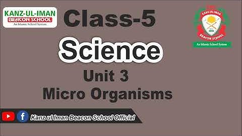 Class 5 Unit 3 Science by Kanz ul Iman Beacon School