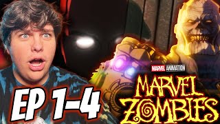 MARVEL ZOMBIES | EPISODES 1-4 REACTION!