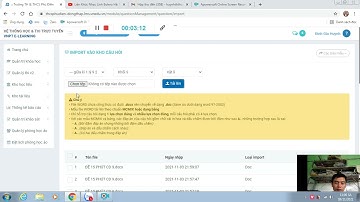 Bước 1 | Đưa câu hỏi từ word lên LMS VNEDU
