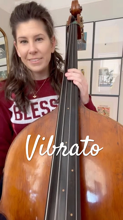 How to use vibrato on the double bass
