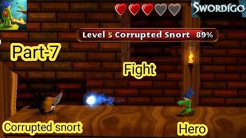 SWORDIGO HERO VS CORRUPTED SNORT FIGHT GAMEPLAY PART-7 / MOBILE GAME @krishnathecreato
