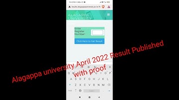 Alagappa university UG PG  April 2022 Result Published with proof !!!