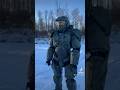 Master Chief Suit Reveal! #shorts #halo #masterchief #spartans #haloinfinite #suit #cosplay #foam