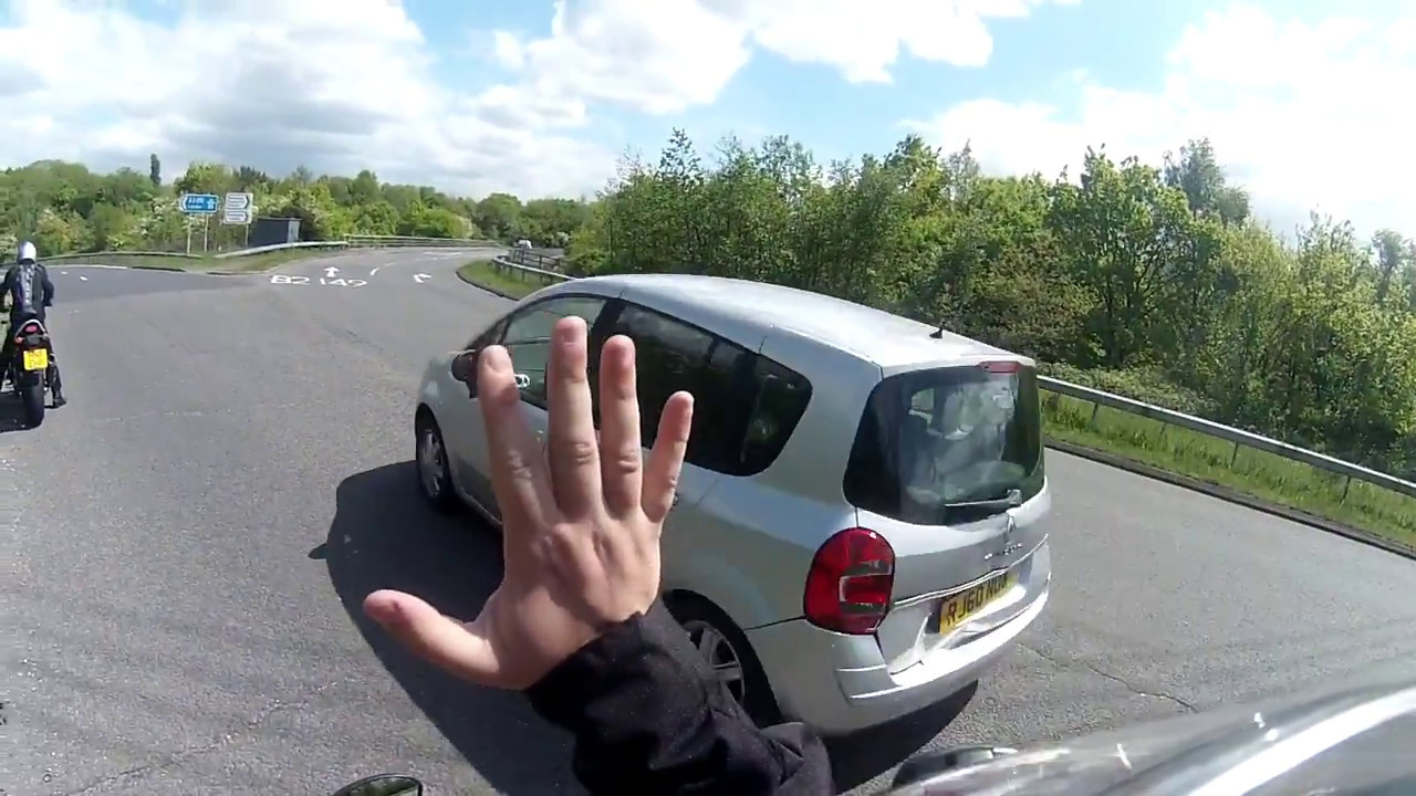 Was Behind Car Crashes Into Rear Ends Another Car Caught On UK Dash Cam ...