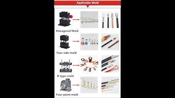 Servo motor hexagon lug crimping machine