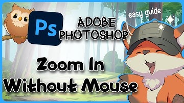 How to Zoom in Photoshop Without Mouse | Guide Glimpse