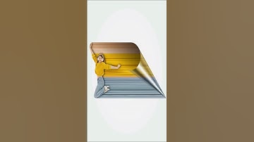 Pixel Stretch Effect in CorelDraw Curl Page Effect #viral #trending #shorts