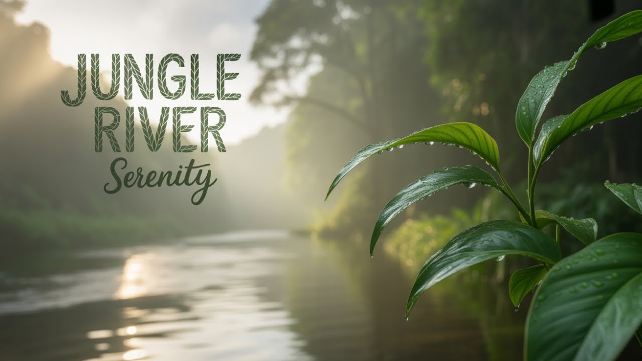 Misty Jungle River  Soothing Nature Sounds for Deep Relaxation