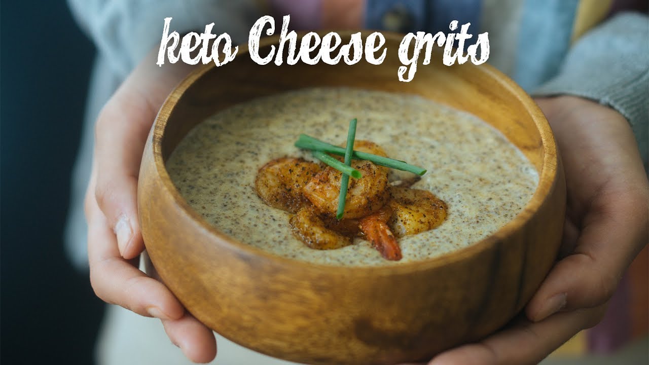 Cheesy Keto Grits with Spicy Shrimp Not Cauliflower! YouTube