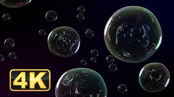 4K Floating Soap Bubbles | 1 Hour of Relaxing Music & Hypnotic Visuals