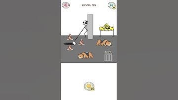 Thief Puzzle Gameplay Shorts 🤠😎🙃   level 54   Android & iOS   Mobile games   phone games