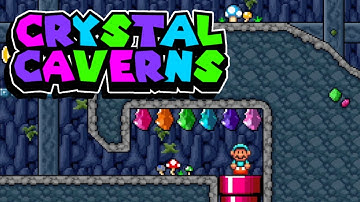 Crystal Caverns (My SMBX2 Custom Level)