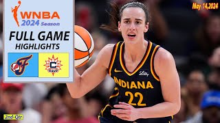 Indiana Fever vs Connecticut Sun Full Game 2nd| WNBA 2024 Season| WNBA Highlight | Caitlin Clark