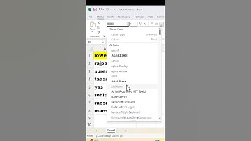 How to change font style in microsoft excel #fontstyle #howto #excel