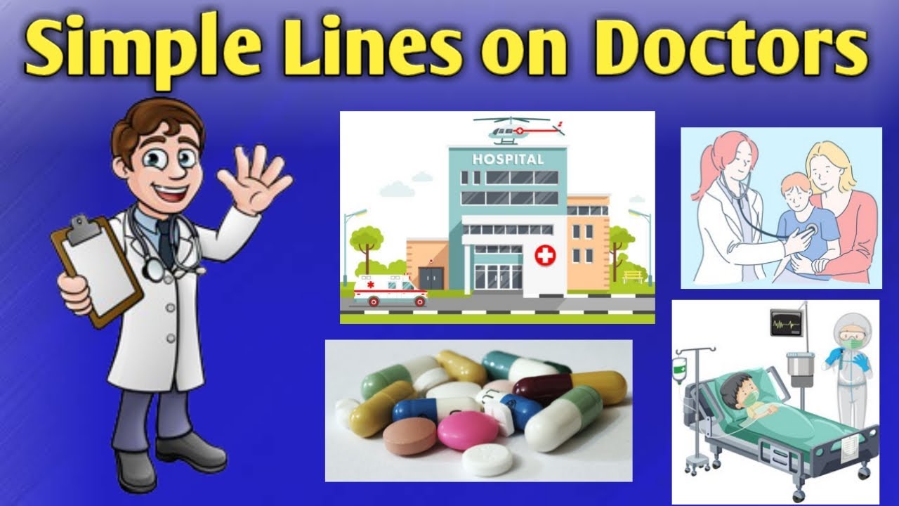 Simple lines on Doctors l Speech l Community Helper l Fancy dress  competition l Toddlers slate.