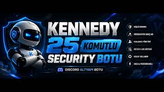 DİSCORD 25 KOMUTLU SECURİTY BOT ALTYAPISI BEDAVA - 2026!! #discord #discordbot #security