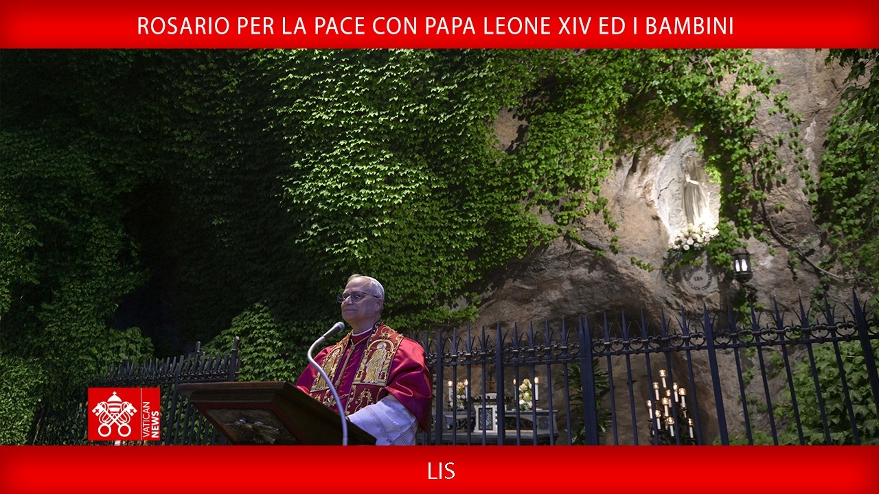 Rosario per la Pace con i Bambini, 1 ottobre 2026 - Papa Leone XIV LIS